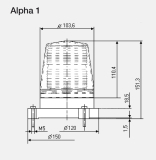 Hindernisbefeuerrung FHF SKYLINE LED ALPHA 1